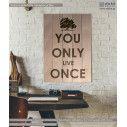 Ξύλινη πινακίδα You only live once