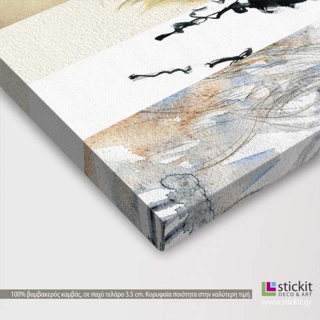 Canvas print Beauty is in the eye of the beholder, detail