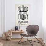 Πίνακας σε καμβά, Your future is created today