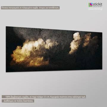 Canvas print Night sky panoramic Framed canvas View 1 2