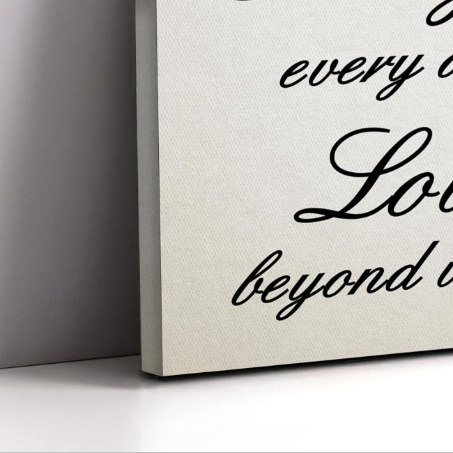 Canvas print Live every moment Framed canvas View 5