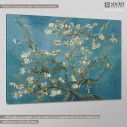 Canvas print Blossoming almond tree, van Gogh Vincent, side