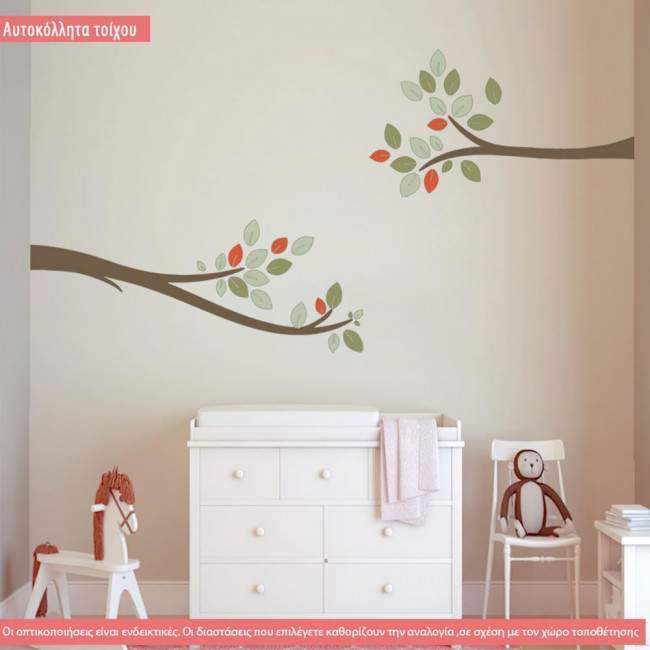Αυτοκόλλητα τοίχου παιδικά όμορφα κλαδιά, Elegant tree branch