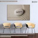Canvas print Inspirational stones, Believe