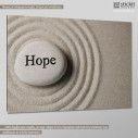 Canvas print Inspirational stones, Hope, side