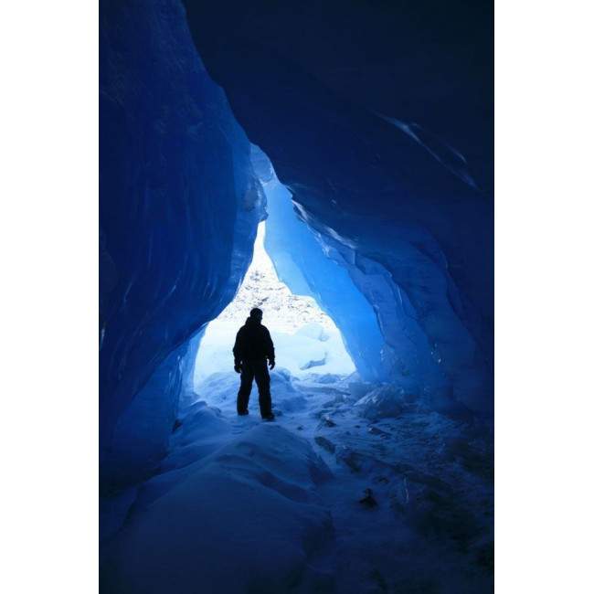 Door sticker Ice cave