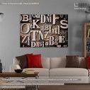 Πίνακας σε καμβά Typography II