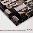 Canvas print Typography II, detail