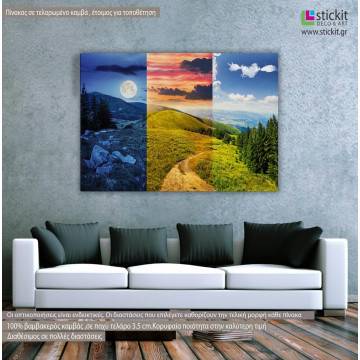 Canvas print Scenery, Time is irrelevant