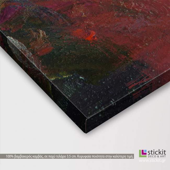 Canvas print Poppies,  3 panels, detail