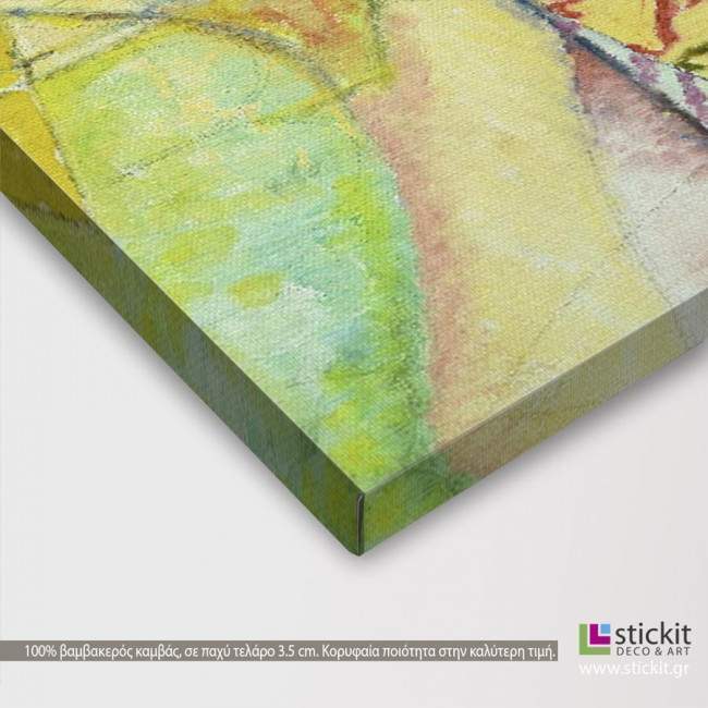 Canvas print Greek landscape, two panels, detail