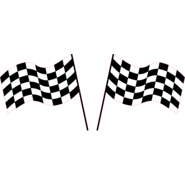 Wall stickers Checkered flags 2