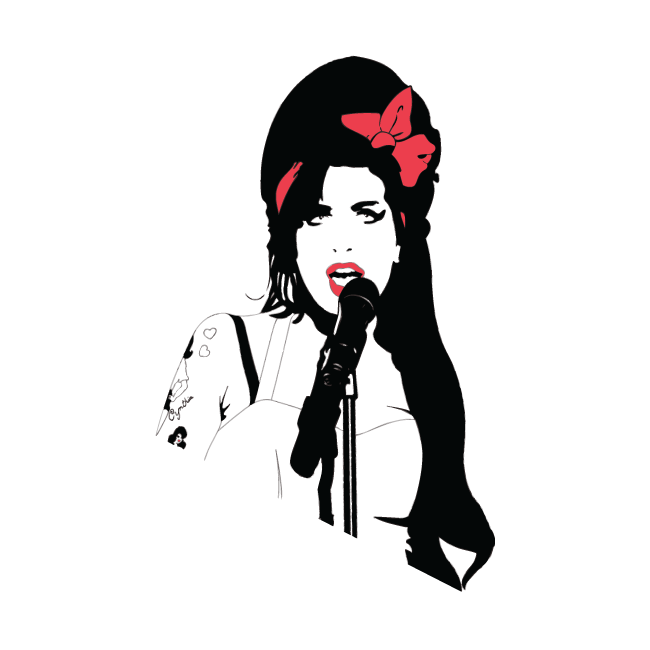 Wall stickers Amy Winehouse