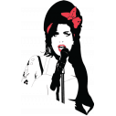 Amy Winehouse  Αυτοκόλλητο τοίχου, κοντινό