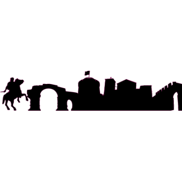 Αυτοκόλλητα τοίχου Θεσσαλονίκη, Περίγραμμα των σημαντικών κτιρίων 2