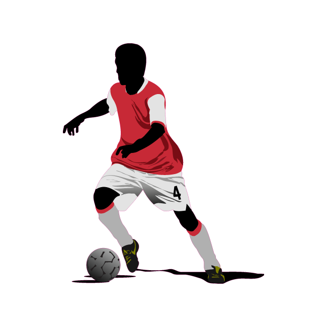 Wall stickers Football player IV