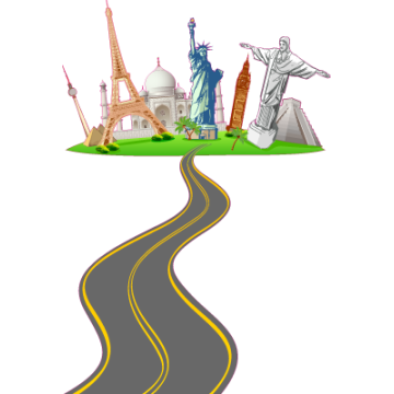 Wall stickers The road to the world, art 2 2