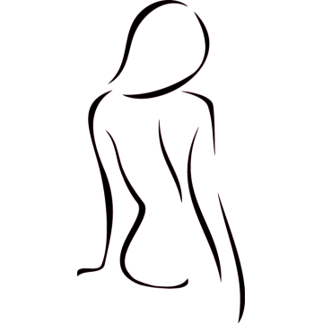 Wall stickers Female silhuete 2