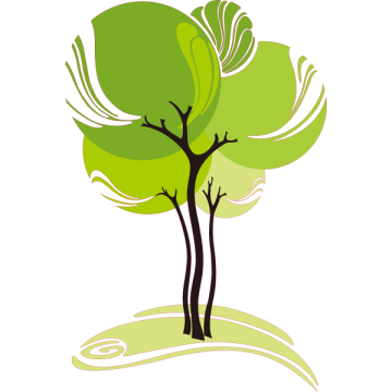 Αυτοκόλλητο τοίχου Αφηρημένο δέντρο 2