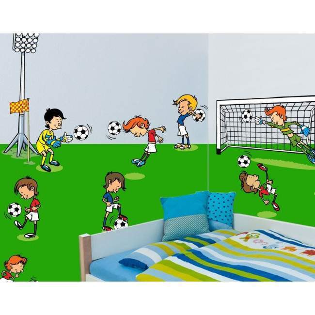 Wall stickers Little footballers