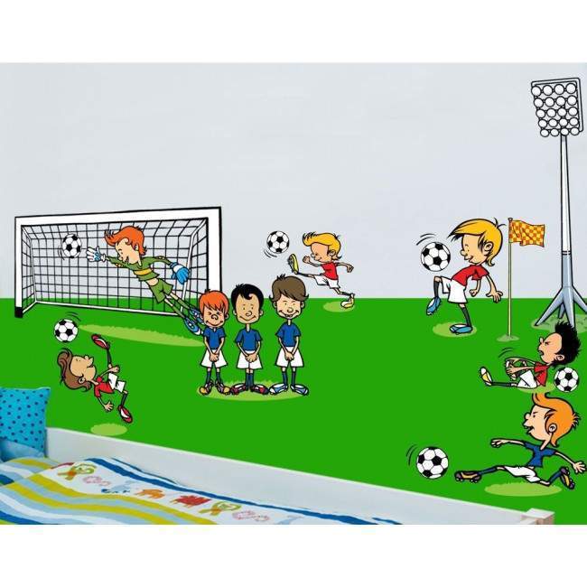 Wall stickers Little footballers
