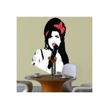Αυτοκόλλητο τοίχου Amy Winehouse