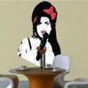 Αυτοκόλλητο τοίχου Amy Winehouse