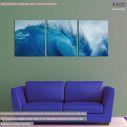 Canvas print Wave,  3 panels