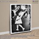 Canvas print The kiss in Times Square, side