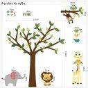 Kids wall stickers Cute Africa