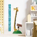 Wall stickers height measure, Smiling Giraffe 