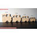 Wooden Train decorative figure