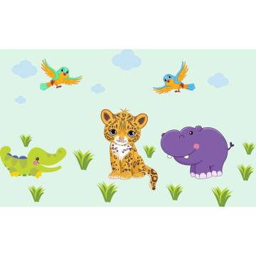 Kids wall stickers Land animals, additional stickers 2