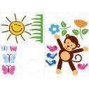 Kids wall stickers Jungle time, additional stickers