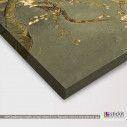 Canvas print Blossoming almond tree (brown), van Gogh Vincent