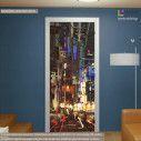 Door sticker Urban night