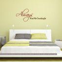 Wall stickers phrases. Always kiss me