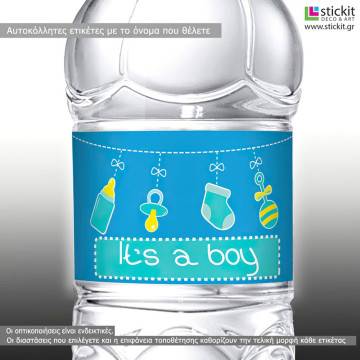 Sticker label Its a boy,  