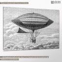 Canvas print Airship, side