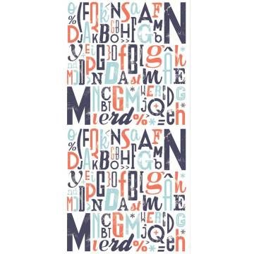 Door sticker Typography V 2