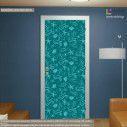 Door sticker Sealife pattern