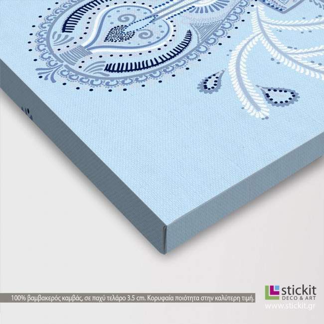 Peacocks, πίνακας σε καμβά, λεπτομέρεια