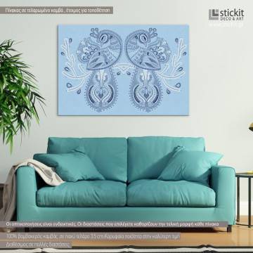 Canvas print Peacocks