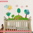 Kids wall stickers Landscape patterns