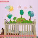 Kids wall stickers Landscape patterns
