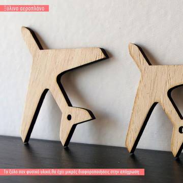 Wooden Airplane  decorative figure 2
