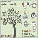 Kids wall stickers Jungle animals