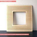 Wooden perforated Frame