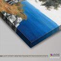Canvas print Olive tree by the sea,  3 panels, detail