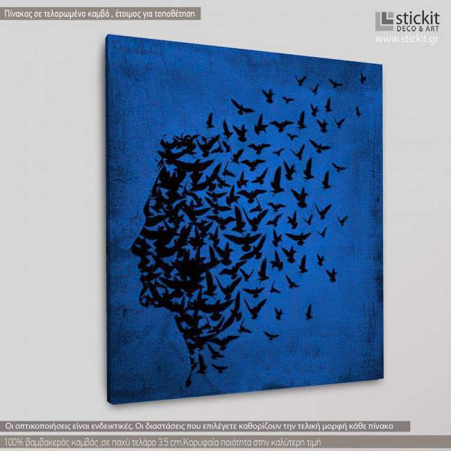 Canvas print Human spirit, side